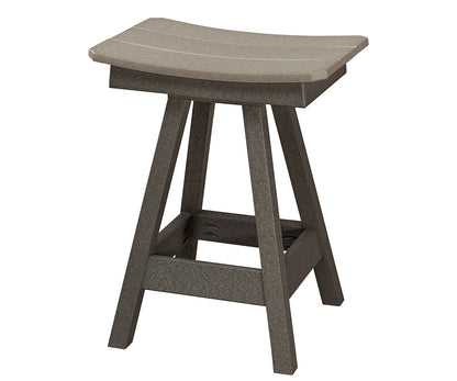 Poly Swivel Bar Stool 24" Counter Height