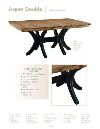Aspen Double Table
