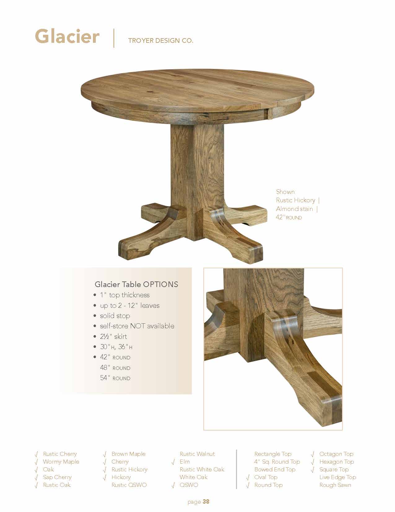 Glacier Table