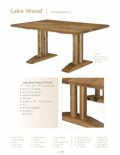 Lake Wood Table