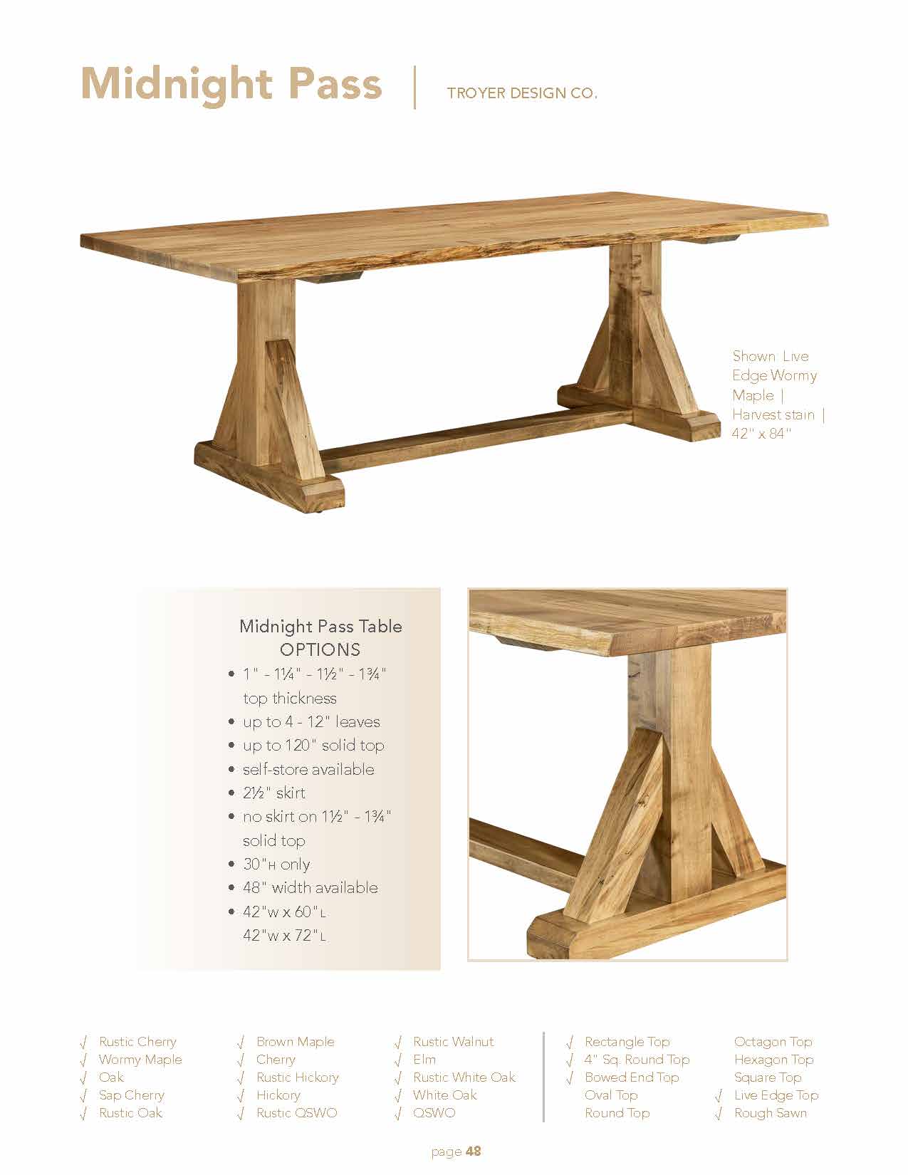 Midnight Pass Table