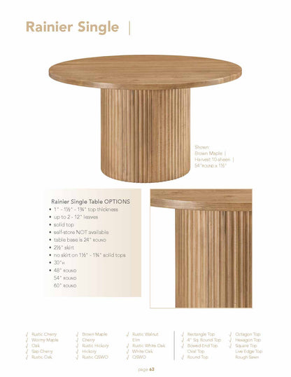 Rainier Single Table