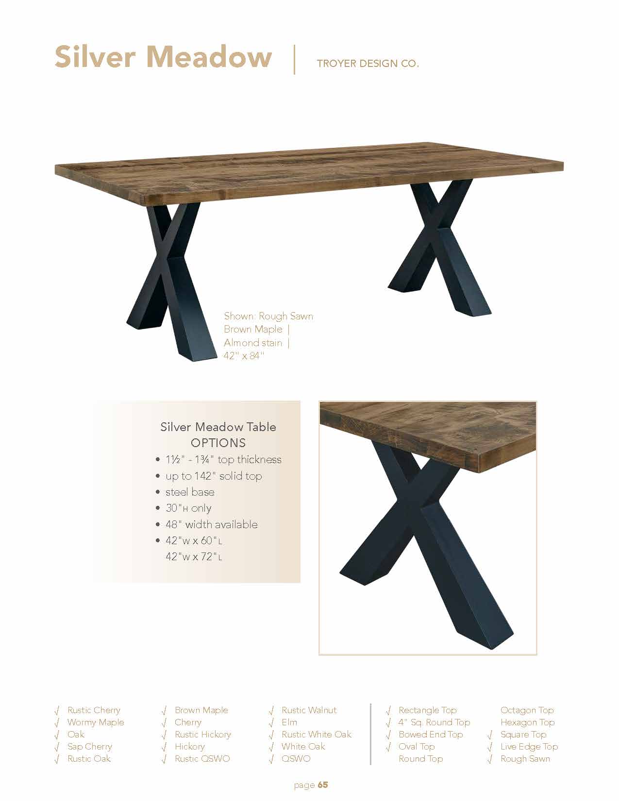 Silver Meadow Table