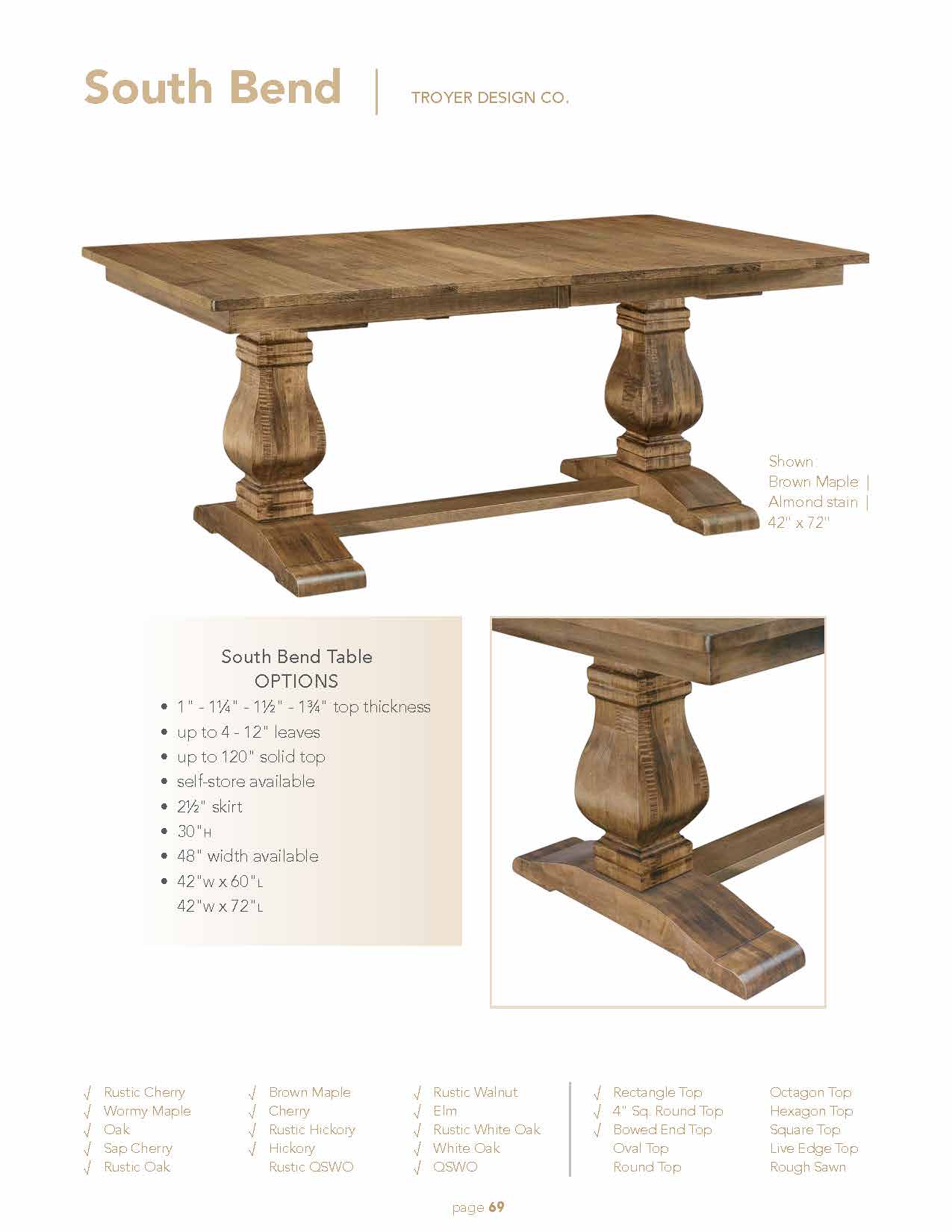 South Bend Table