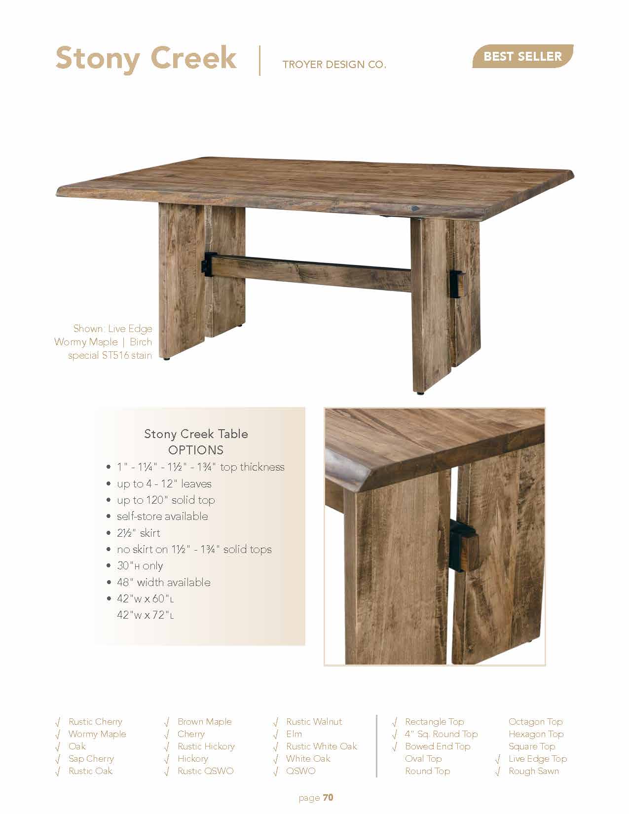 Stony Creek Table