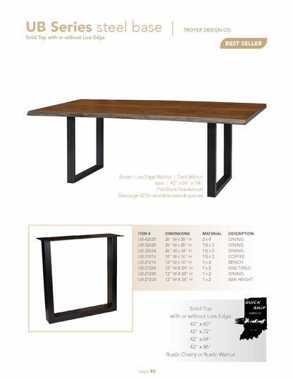 UB Series steel base