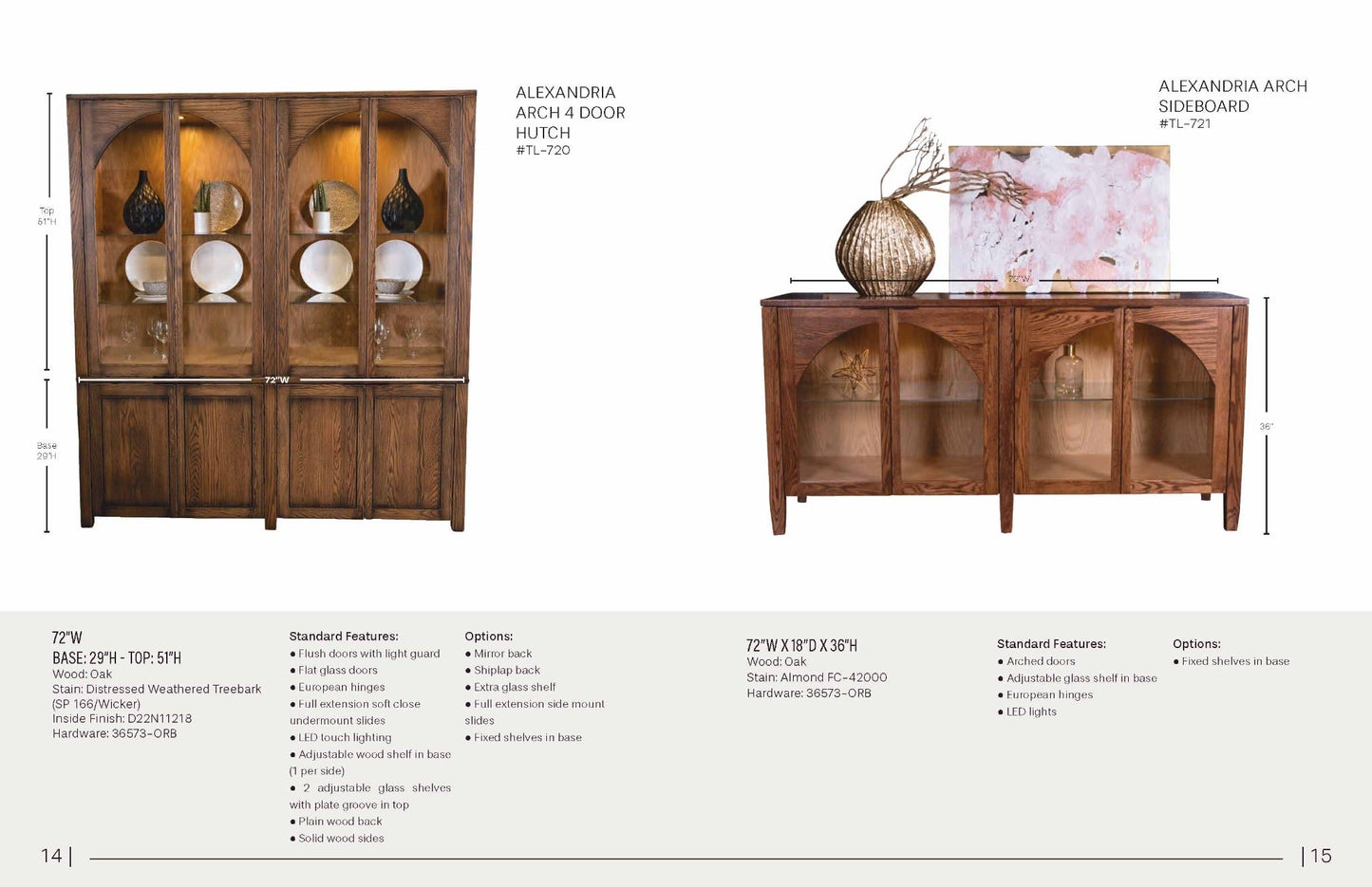 Alexandria Arch Sideboard