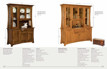 Arlington 4 Door Hutch