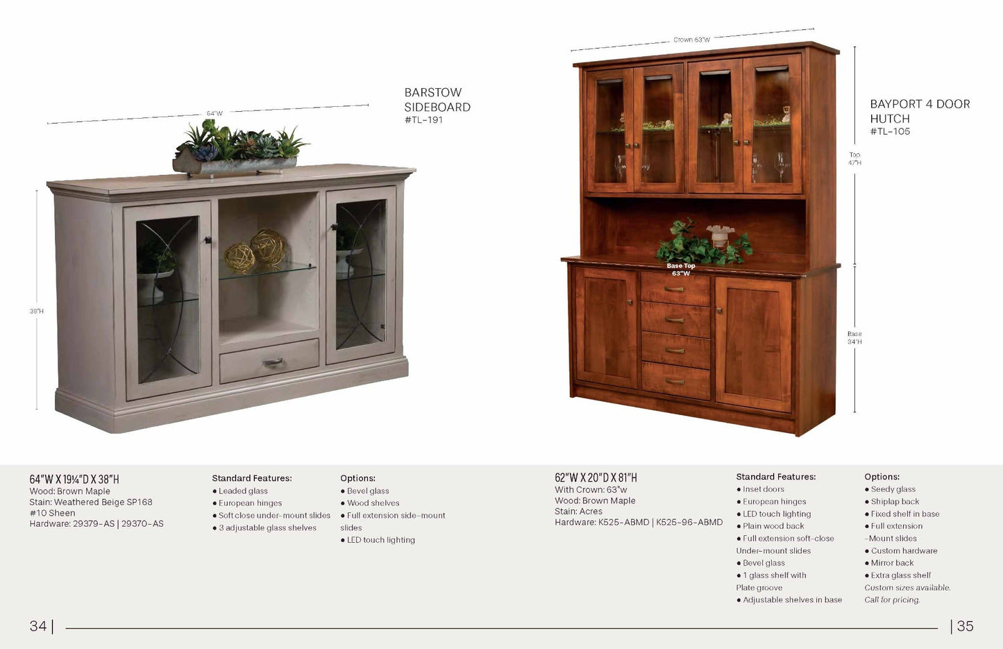 Bayport 4 Door Hutch