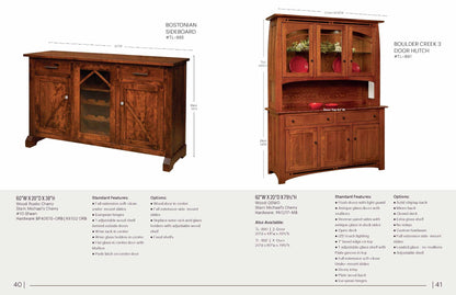 Boulder Creek 3 Door Hutch