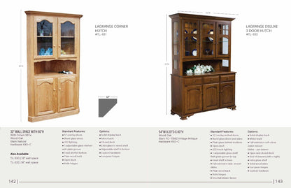 Lagrange Deluxe 3 Door Hutch