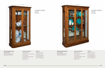 Latonia 2 Door Curio
