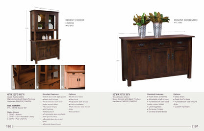 Regent 2 Door Hutch