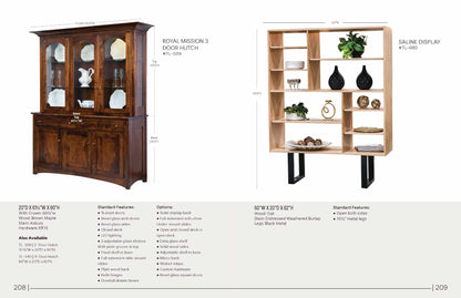 Royal Mission 3 Door Hutch