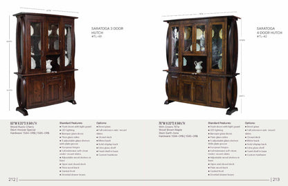 Saratoga 4 Door Hutch
