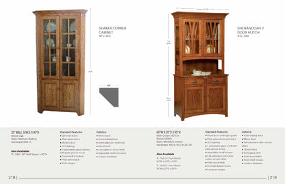 Shenandoah 2 Door Hutch