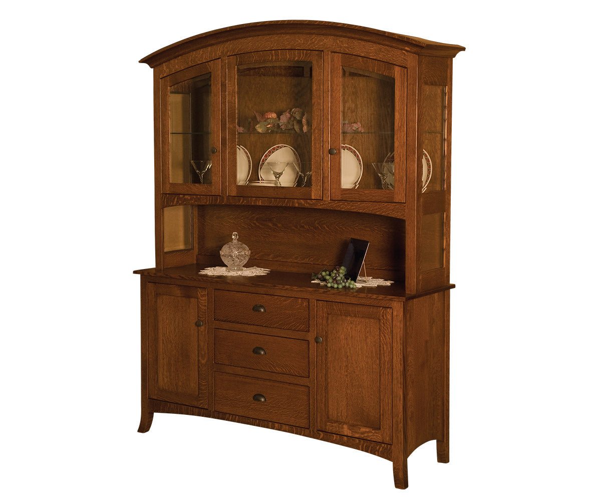 NEW Century Mission 3 Door 62” Hutch