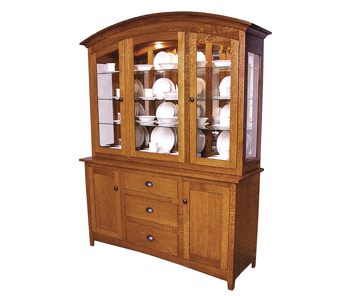 OLD Century Mission 3 Door Hutch
