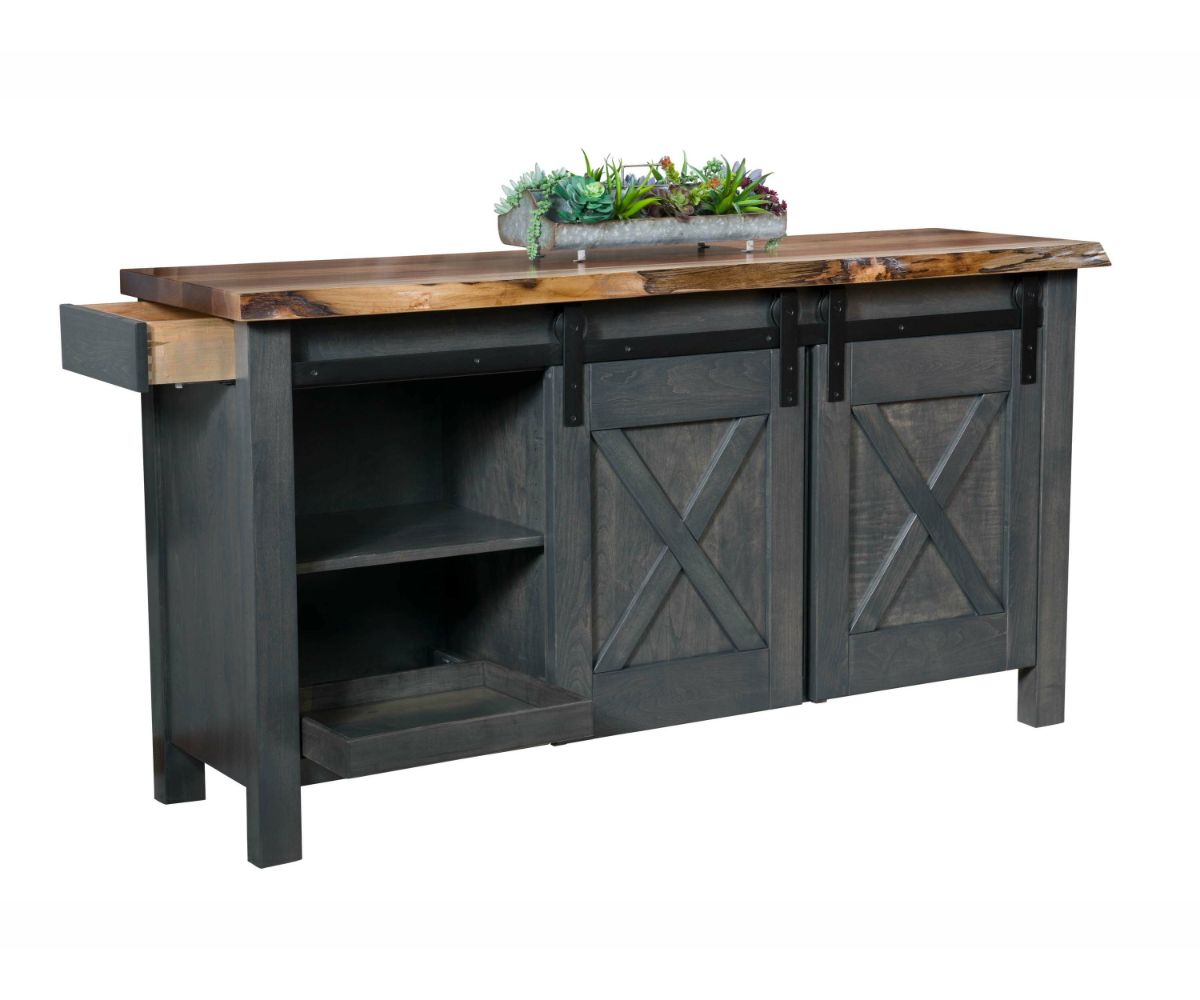 Xavier 72” Sideboard With Sliding Doors