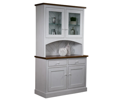 Ocean Front Plain Glass Hutch