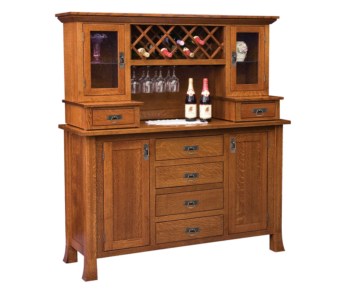 OLD Century Wine Buffet With Hutch