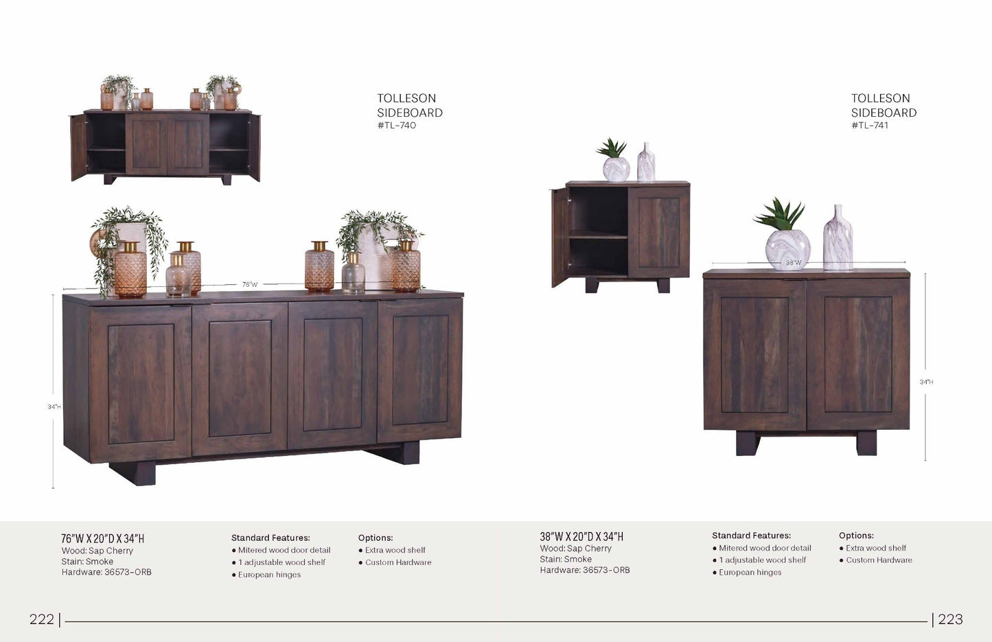 Tolleson Sideboard – 38"W