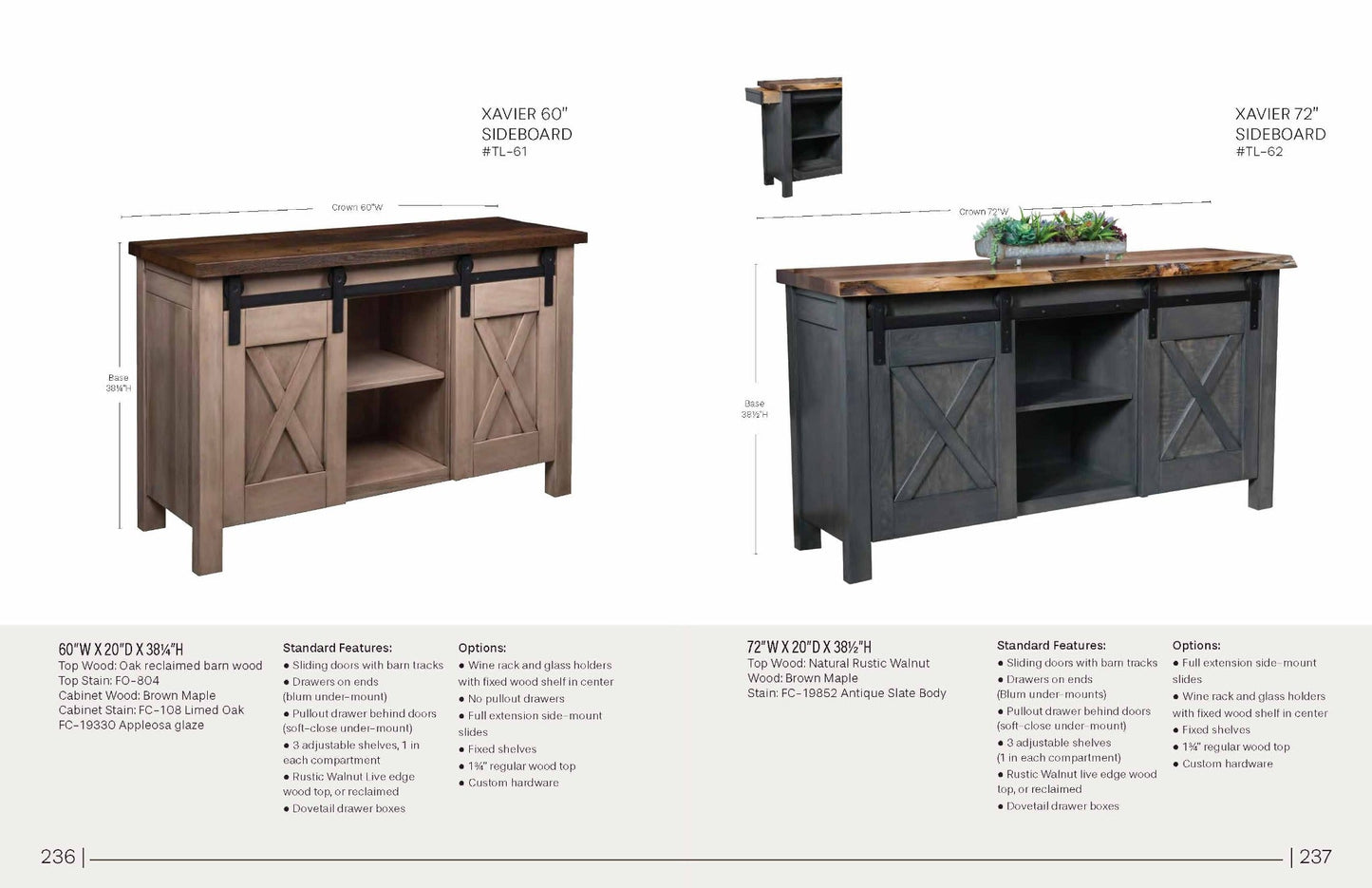 Xavier 60” Sideboard