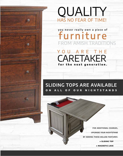 Natalie Cove 2-DR Nightstand - 19"W