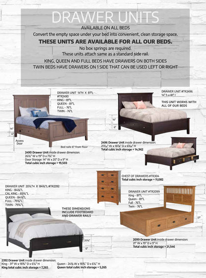 Berkshire Bed With Side Storage
