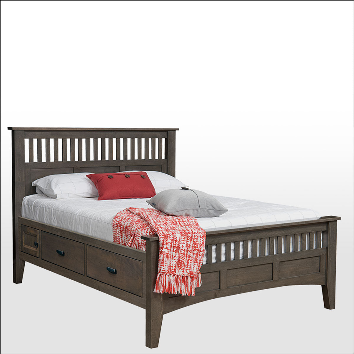 Siesta Mission Bed With Side Storage