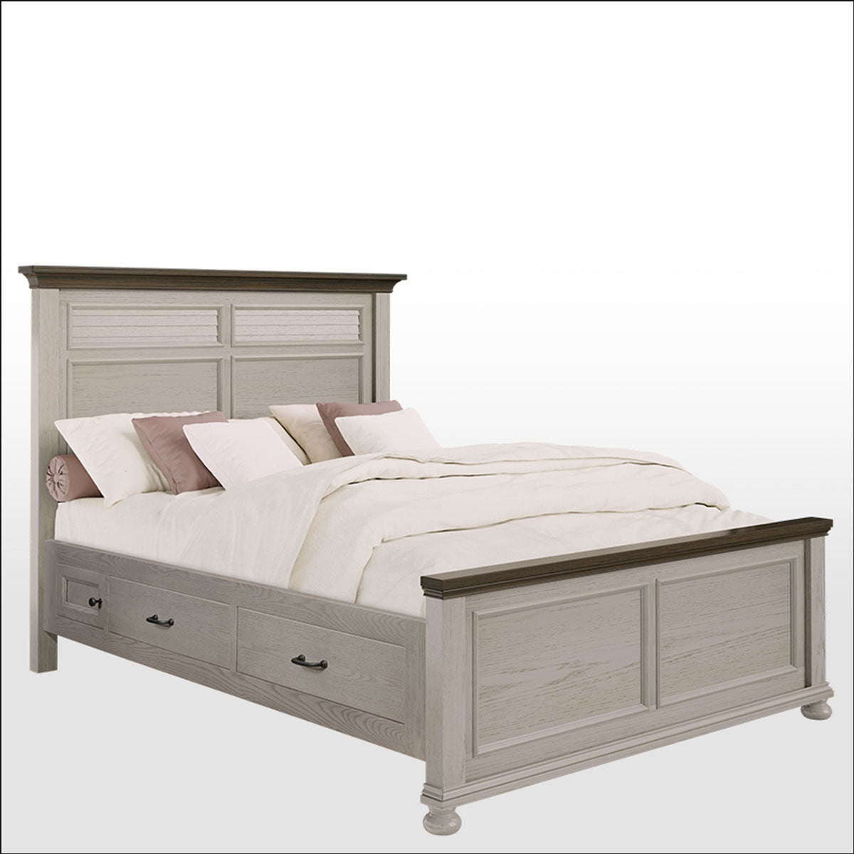 Hickory Grove Bed With Side Storage