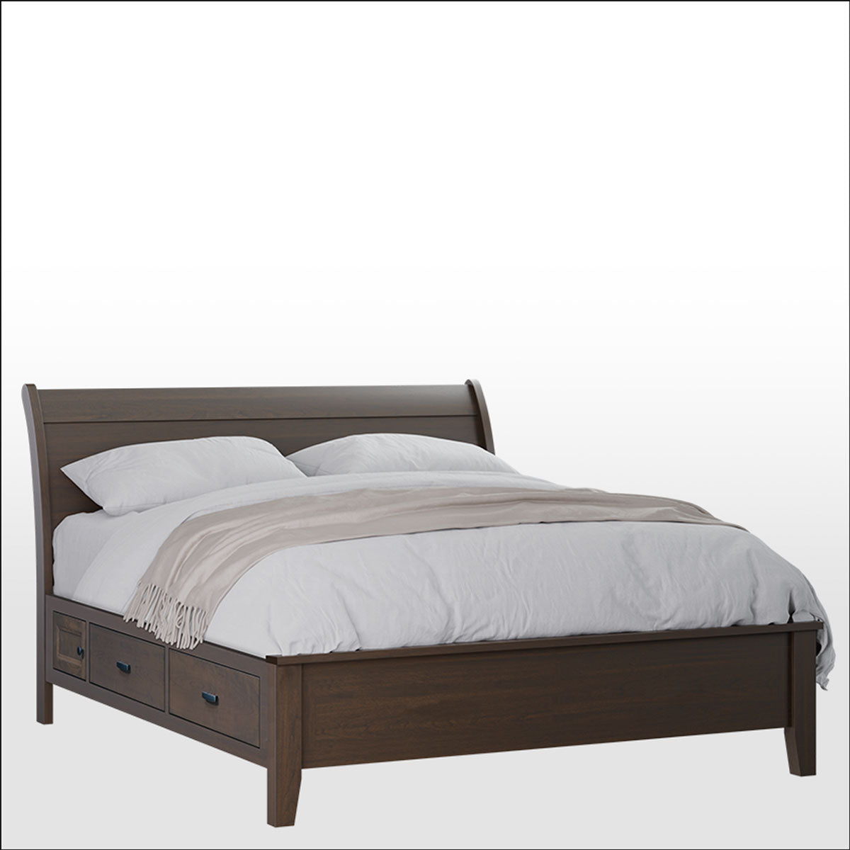 Lakeside Bed With Side Storage