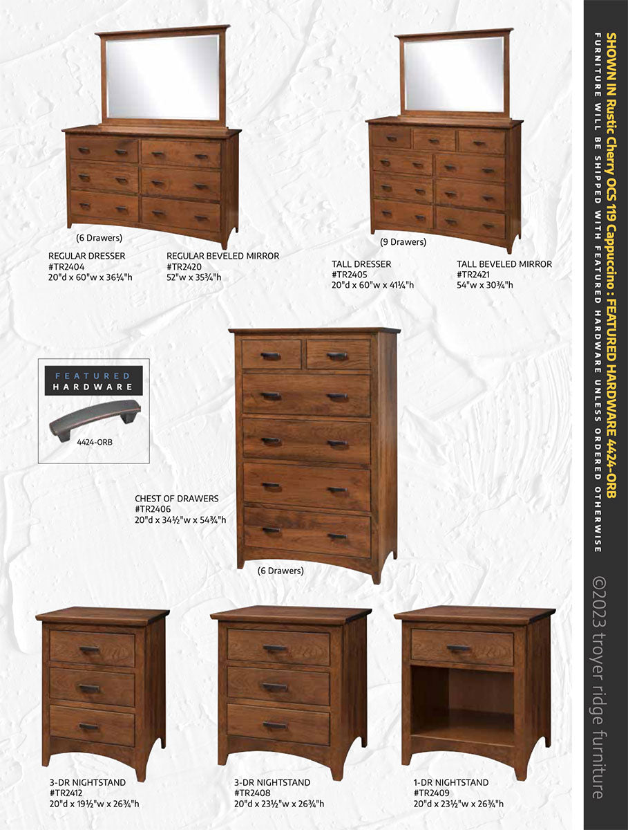 Barrington 6 Drawer Chest Of Drawers – 34½"W