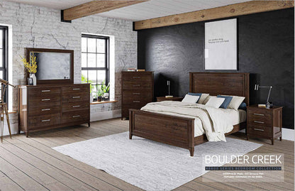 Boulder Creek Bed With Fb Storage