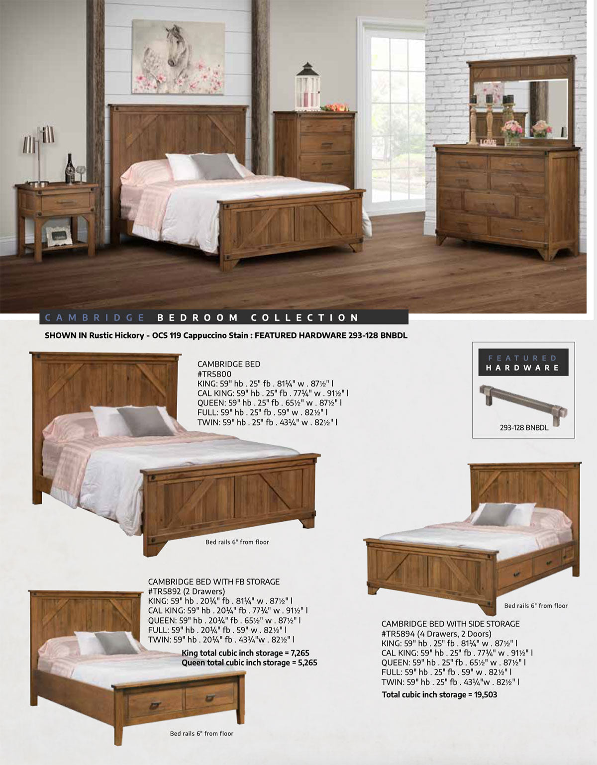 Cambridge Bed With Fb Storage