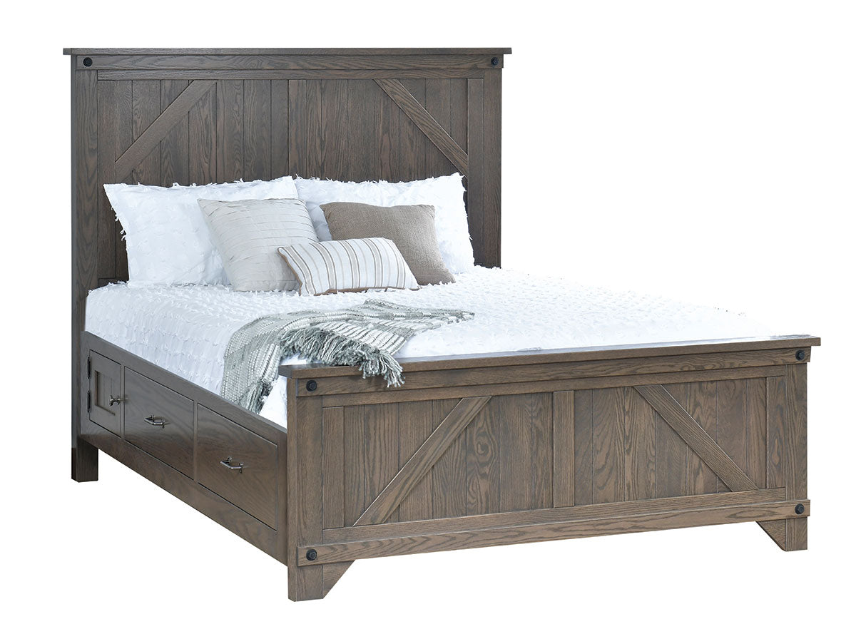 Cambridge Bed With Side Storage