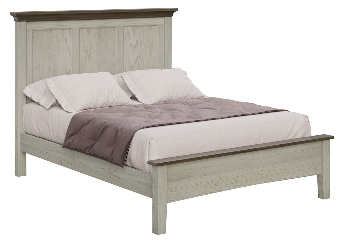 Hickory Grove Bed with Low Profile Footboard
