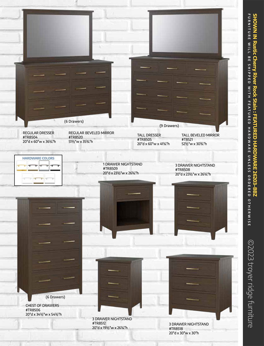 Lakeside 6 Drawer Chest Of Drawers – 34 1/2 "W