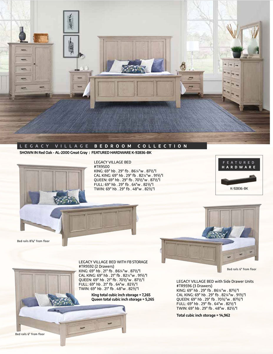 Legacy Village 6 Drawer Chest of Drawers - 36 "W
