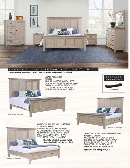 Legacy Village 6 Drawer Chest of Drawers - 36 "W