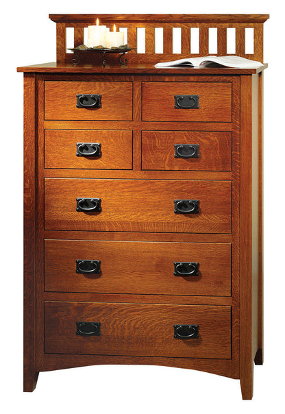 Mission Antique 3 Drawer Chest of Drawers - 36"W
