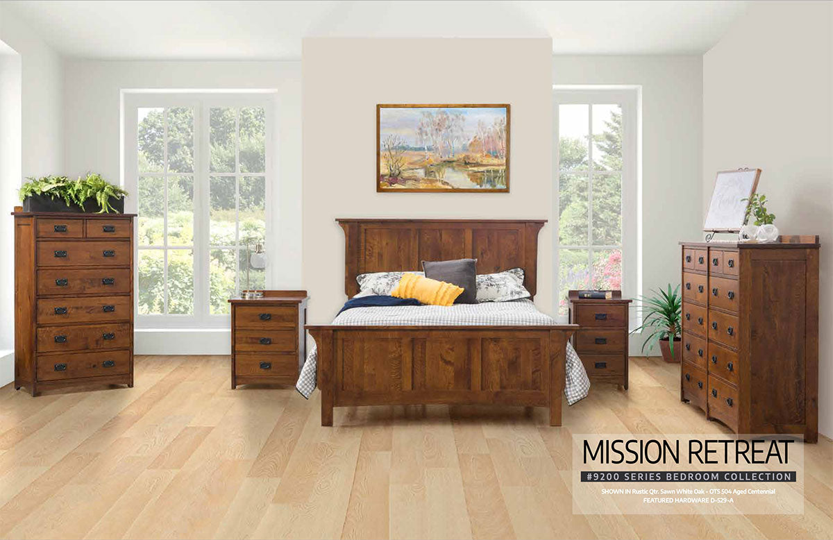 Mission Retreat 7 Drawer Chest of Drawers - 34”W