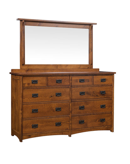 Mission Retreat 10 Drawer Tall Dresser - 65”W
