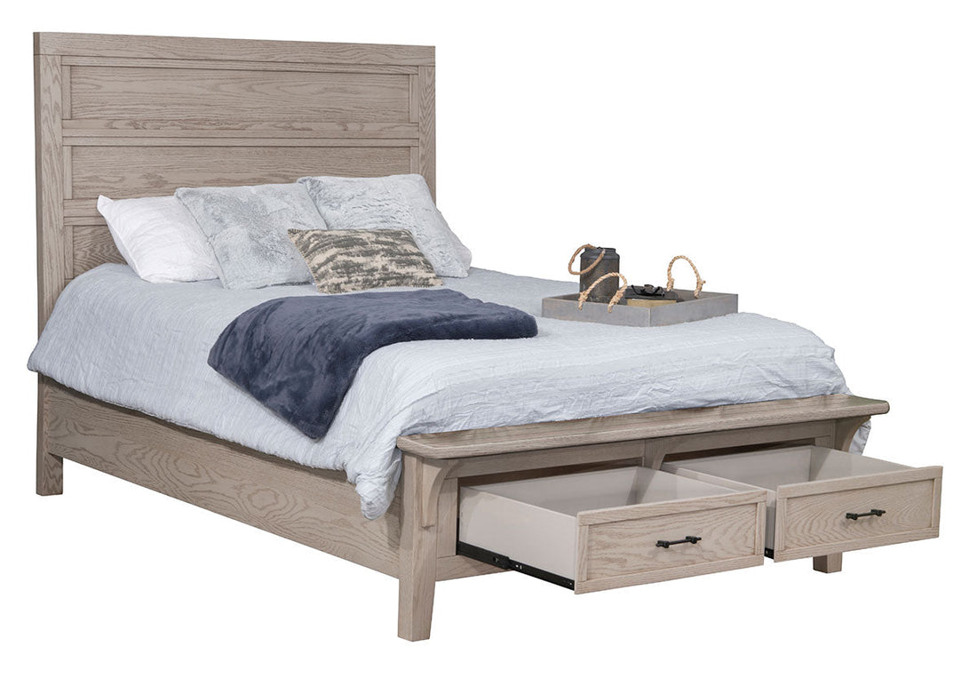 Natalie Cove Bed with Storage Footboard