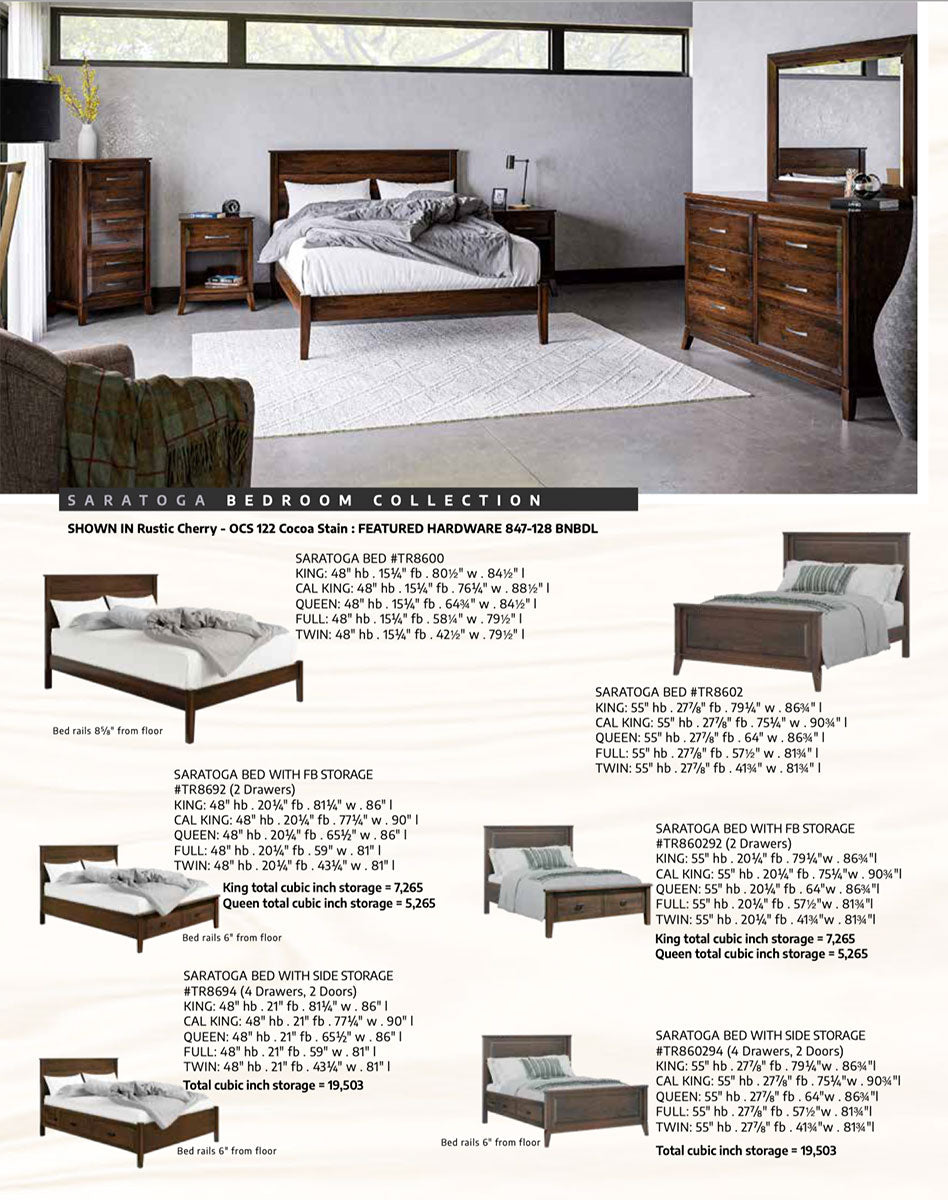 Saratoga 5 Drawer Chest Of Drawers  – 36½"W