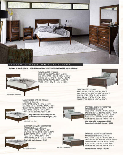 Saratoga 5 Drawer Chest Of Drawers  – 36½"W