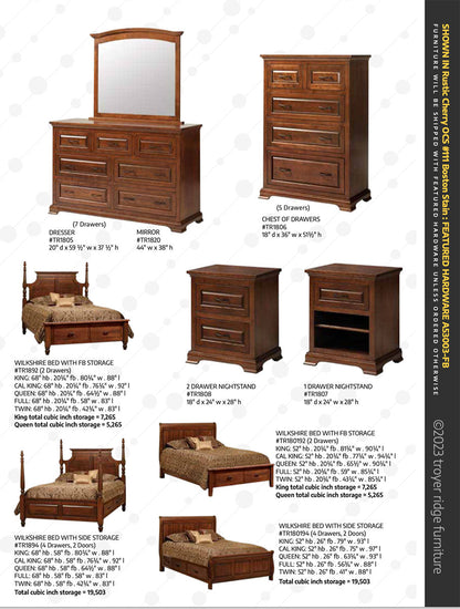 Wilkshire Bed With Fb Storage