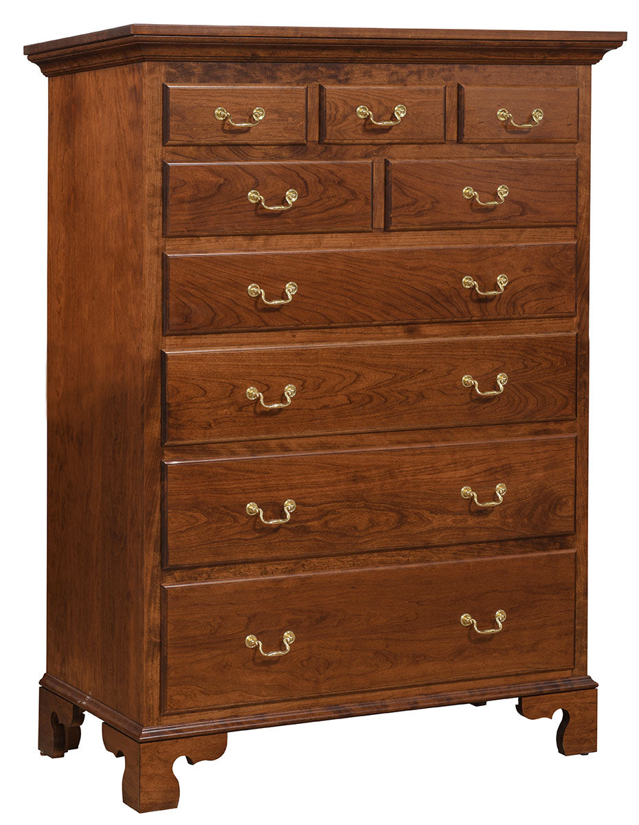 Williamsburg 9 Drawer Chest Of Drawers – 36 ½"W