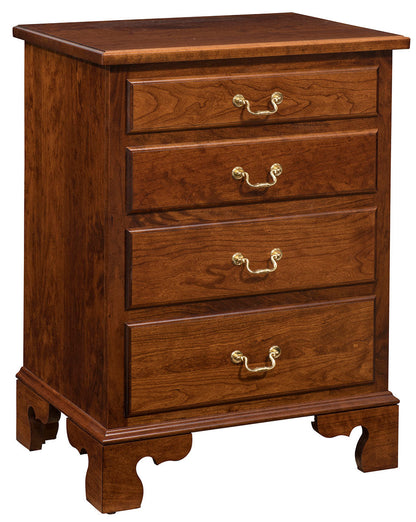 Williamsburg 4 Drawer Bedside Chest – 25"W