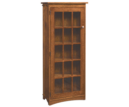Village Mission Glass Door Bookcase